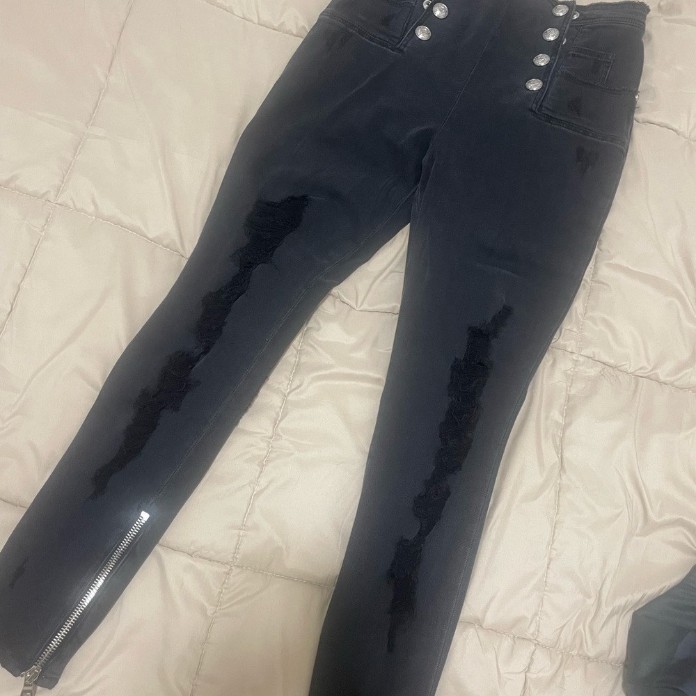 BALMAIN pants , wore once for bday event
